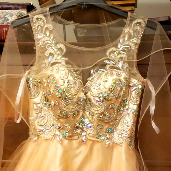 Dancing Queen Sequin Applique Dress Size XS - Picture 5 of 8